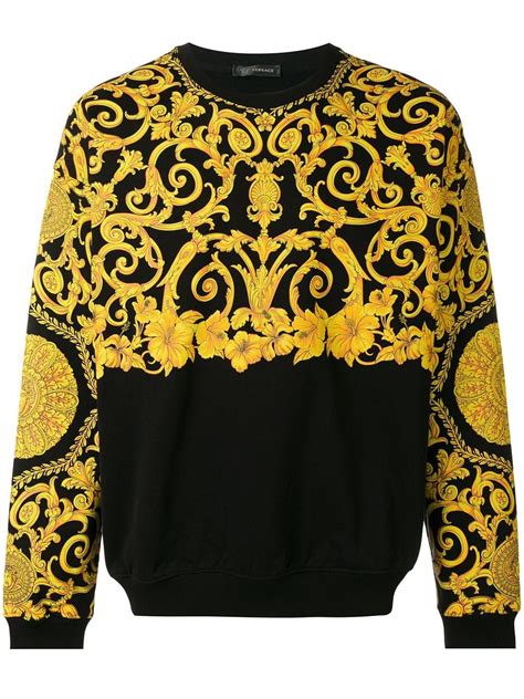 versace gold snake pullover|Versace sweatshirt sale.